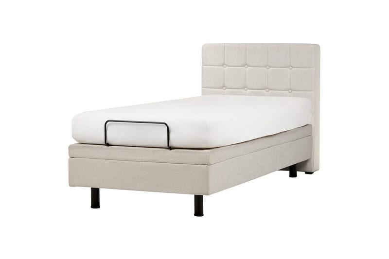 Justerbar seng Duke - Beige, 90x200 cm - Møbler - Senger - Regulerbare senger