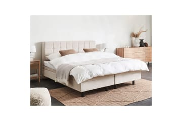 Justerbar seng Duke - Beige, svart, 160x200 cm - Møbler - Senger - Sengeramme & sengestamme
