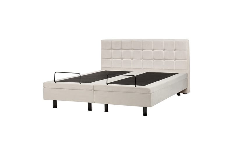 Justerbar seng Duke - Beige, svart, 160x200 cm - Møbler - Senger - Sengeramme & sengestamme