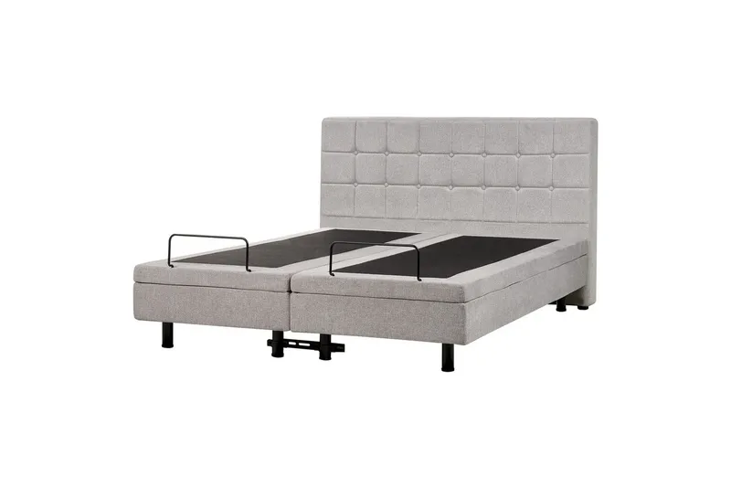 Justerbar seng Duke - Grå, svart, 160x200 cm - Møbler - Senger - Regulerbare senger