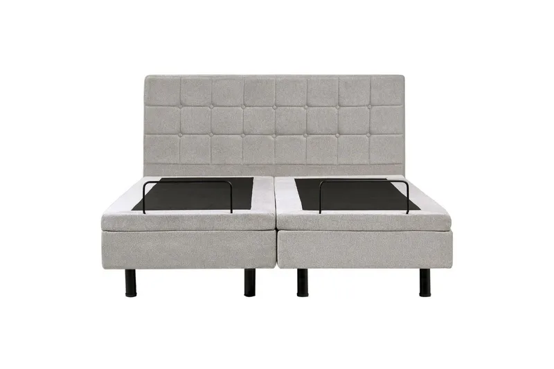 Justerbar seng Duke - Grå, svart, 160x200 cm - Møbler - Senger - Regulerbare senger