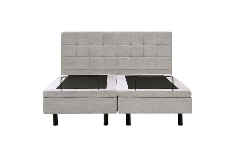 Justerbar seng Duke - Grå, svart, 160x200 cm - Møbler - Senger - Sengeramme & sengestamme