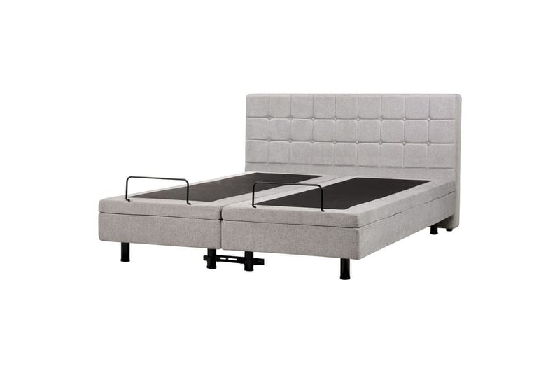 Justerbar seng Duke - Grå, svart, 180x200 cm - Møbler - Senger - Sengeramme & sengestamme