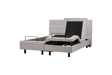 Justerbar seng Duke - Grå, svart, 180x200 cm - Møbler - Senger - Sengeramme & sengestamme