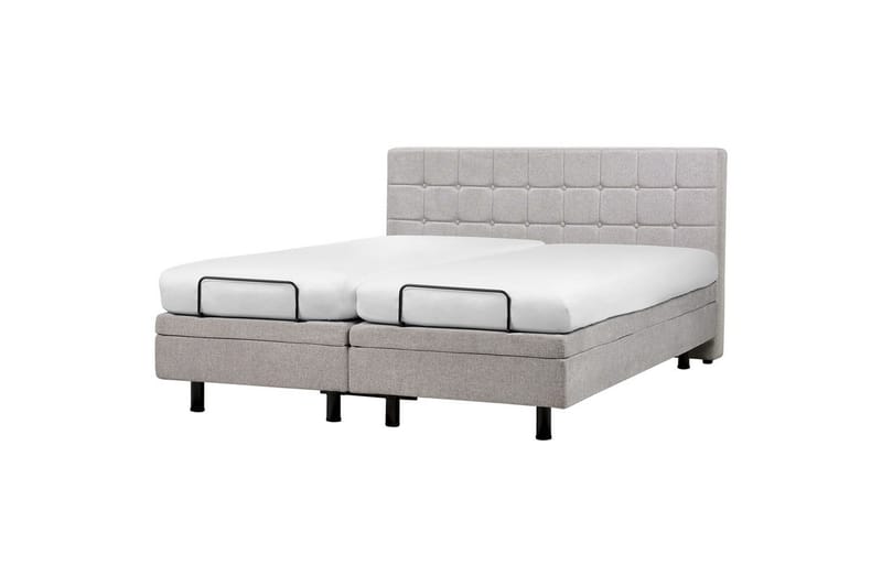 Justerbar seng Duke - Grå, svart, 180x200 cm - Møbler - Senger - Sengeramme & sengestamme