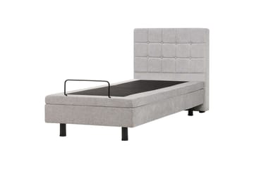 Justerbar seng Duke - Grå, svart, 90x200 cm - Møbler - Senger - Sengeramme & sengestamme