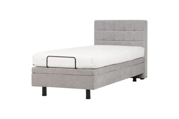 Justerbar seng Duke - Grå, svart, 90x200 cm - Møbler - Senger - Sengeramme & sengestamme