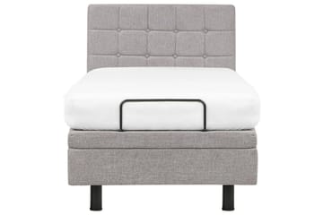 Justerbar seng Duke - Grå, svart, 90x200 cm - Møbler - Senger - Sengeramme & sengestamme