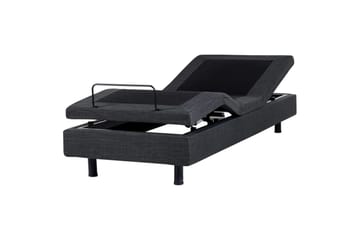 Justerbar seng uten sengegavl Duke - Grå, svart, 90x200 cm - Møbler - Senger - Sengeramme & sengestamme