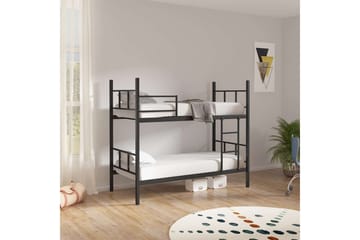 Køyeseng Defneia Svart - Svart - Møbler - Senger - Sengeramme & sengestamme