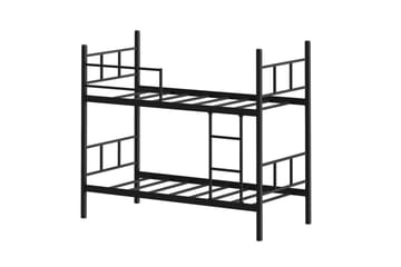 Køyeseng Defneia Svart - Svart - Møbler - Senger - Sengeramme & sengestamme