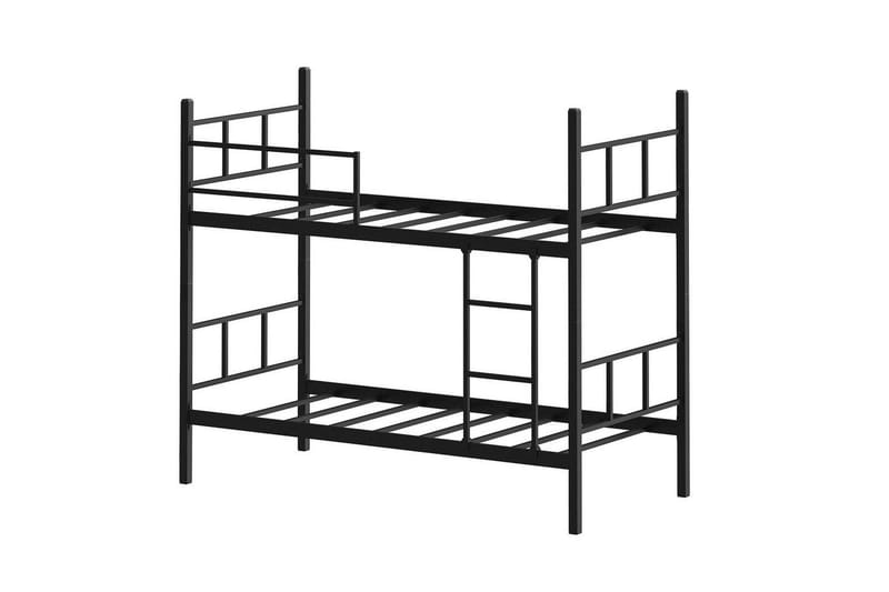 Køyeseng Defneia Svart - Svart - Møbler - Senger - Sengeramme & sengestamme