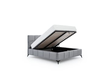 Kamble Sengeramme med Oppbevaring 160x200 cm - Beige - Møbler - Senger - Senger med oppbevaring