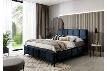 Kamble Sengeramme med Oppbevaring 160x200 cm - Blå - Møbler - Senger - Senger med oppbevaring