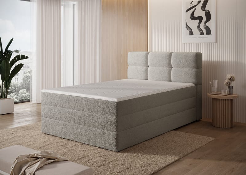 Kasped sengesett kontinentalseng med oppbevaring 120x200 cm - Royal 20 - Møbler - Senger - Kontinentalsenger