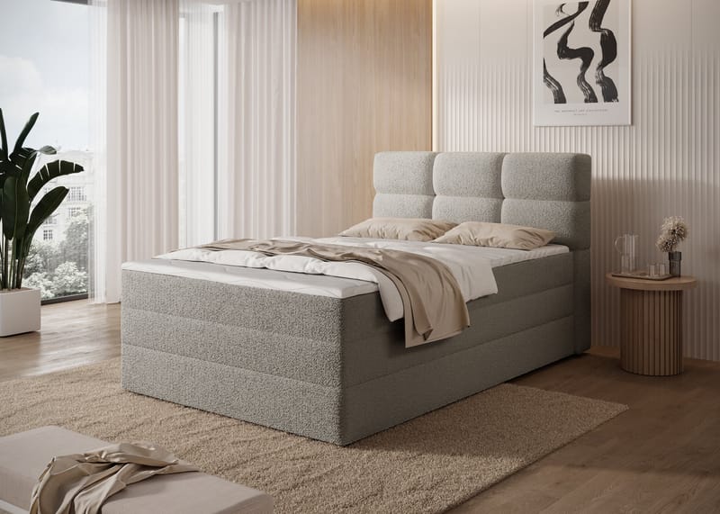 Kasped sengesett kontinentalseng med oppbevaring 120x200 cm - Royal 20 - Møbler - Senger - Kontinentalsenger