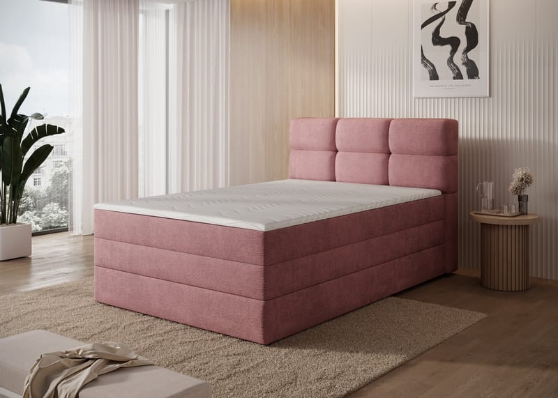 Kasped sengesett kontinentalseng med oppbevaring 120x200 cm - Touch 24 - Møbler - Senger - Kontinentalsenger