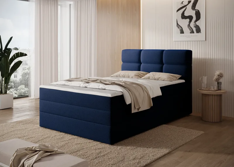 Kasped sengesett kontinentalseng med oppbevaring 120x200 cm - Paolli 40 - Møbler - Senger - Kontinentalsenger