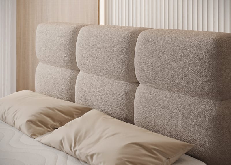 Kasped sengesett kontinentalseng med oppbevaring 120x200 cm - Paolli 18 - Møbler - Senger - Kontinentalsenger