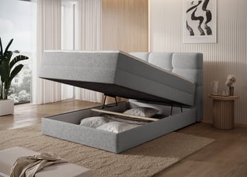 Kasped sengesett kontinentalseng med oppbevaring 140x200 cm - Royal 04 - Møbler - Senger - Kontinentalsenger