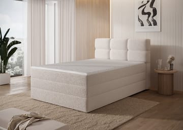 Kasped sengesett kontinentalseng med oppbevaring 140x200 cm - Royal 18 - Møbler - Senger - Kontinentalsenger