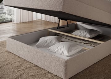 Kasped sengesett kontinentalseng med oppbevaring 140x200 cm - Royal 18 - Møbler - Senger - Kontinentalsenger