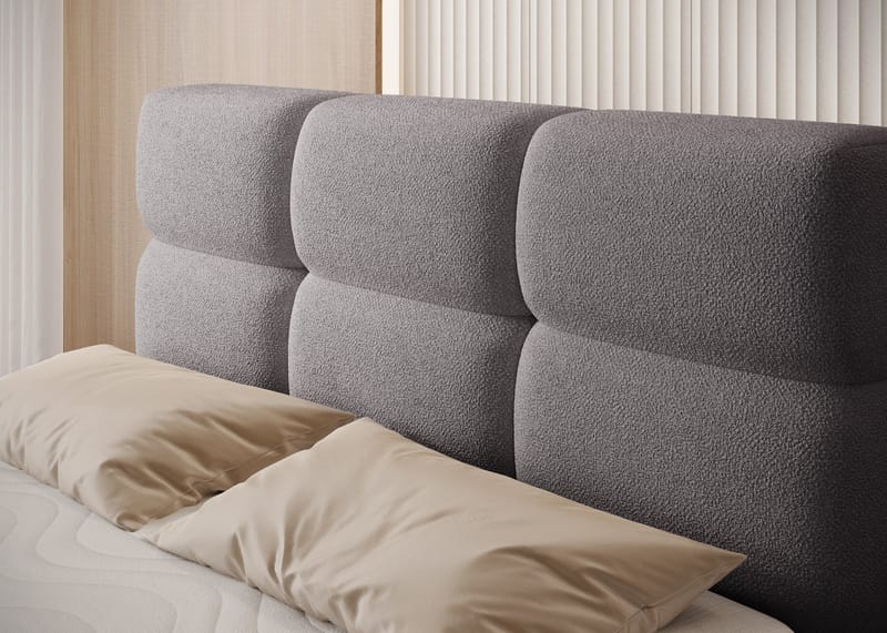 Kasped sengesett kontinentalseng med oppbevaring 140x200 cm - Paolli 04 - Møbler - Senger - Kontinentalsenger