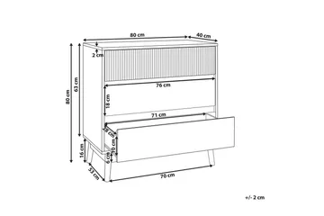 Kommode Wales - Oppbevaring - Oppbevaringsmøbler - Kommode - Entrekommode