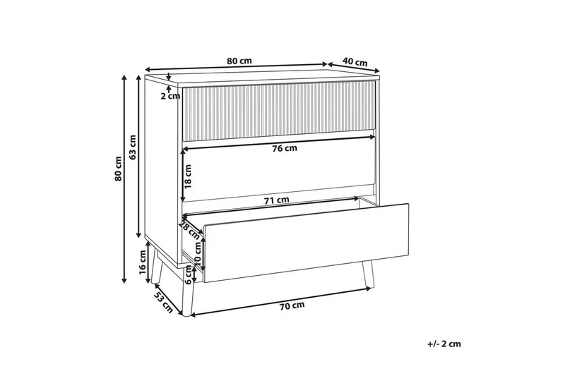 Kommode Wales - Oppbevaring - Oppbevaringsmøbler - Kommode - Entrekommode