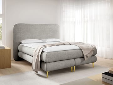 Komplett kontinentalseng AMARETTO Nazar 225.03 160 x 200 cm - grå - Møbler - Senger - Kontinentalsenger