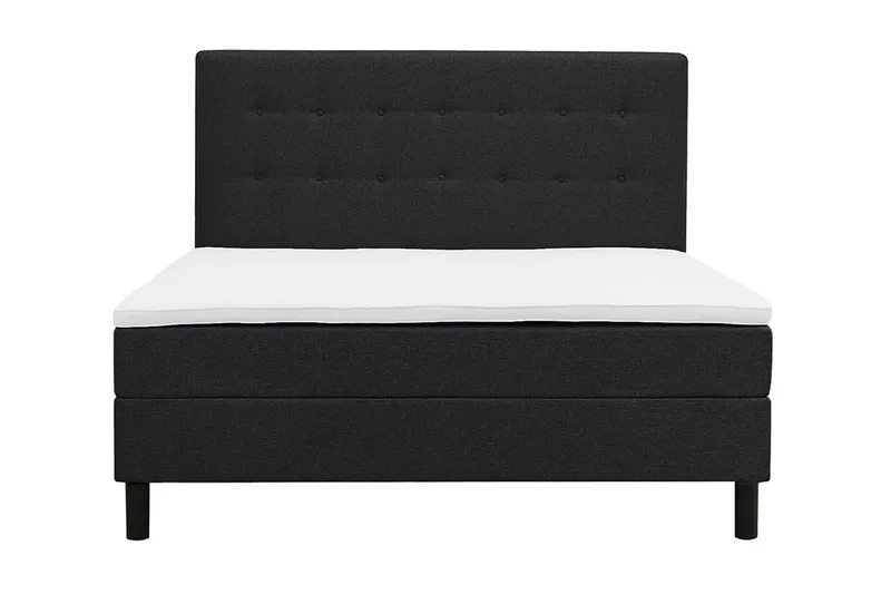 komplett kontinentalseng Basic Home Dream Svart 160x200 Med sengegavl - Møbler - Senger - Kontinentalsenger