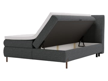 Komplett kontinentalseng EVIA Adventure 80 140 x 200 cm - lysegrå - Møbler - Senger - Kontinentalsenger