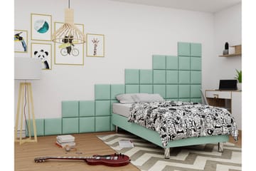 Adeliza Kontinentalseng 80x200 cm+Panel 30 cm - Grønn - Møbler - Senger - Sengeramme & sengestamme