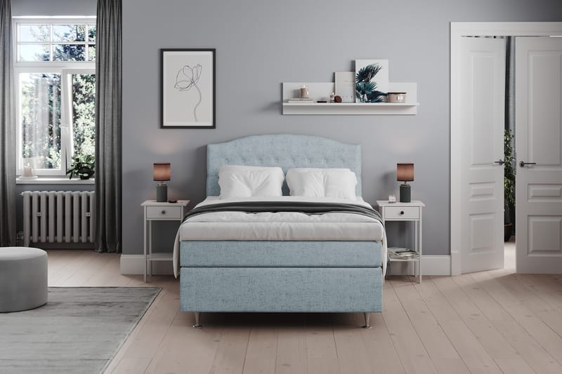 Belda Sengepakke 140x200 Medium - Lyseblå - Møbler - Senger - Kontinentalsenger