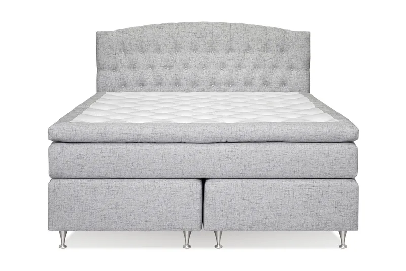 Belda Sengepakke 180x200 Fast/Medium - Lysegrå - Møbler - Senger - Kontinentalsenger