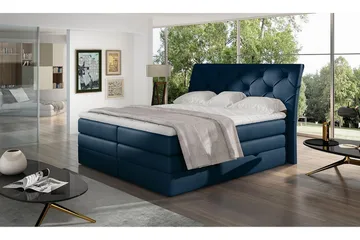 Bellamir Sengepakke 180x200 cm - Blå - Møbler - Senger - Komplett sengepakke