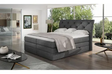 Bellamir Sengepakke 180x200 cm - Grå - Møbler - Senger - Komplett sengepakke