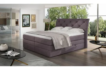 Bellamir Sengepakke 180x200 cm - Lilla - Møbler - Senger - Komplett sengepakke