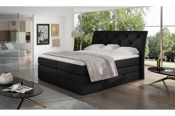 Bellamir Sengepakke 180x200 cm - Svart - Møbler - Senger - Komplett sengepakke