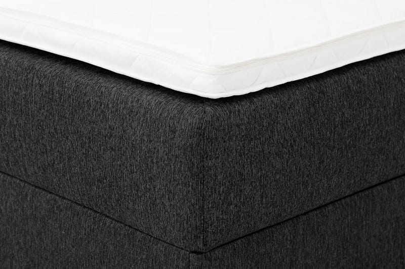 Box Bed Boxy Svart/Grå - 120x200 cm - Senger med oppbevaring - Komplett sengepakke