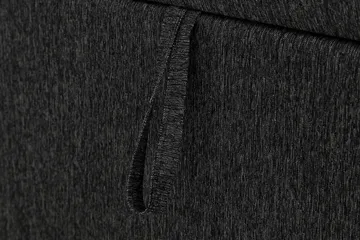 Boxy Box Bed 160x200 cm - Svart/Grå - Møbler - Senger - Senger med oppbevaring