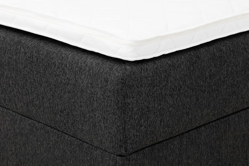 Boxy Box Bed 180x200 cm - Svart/Grå - Møbler - Senger - Senger med oppbevaring