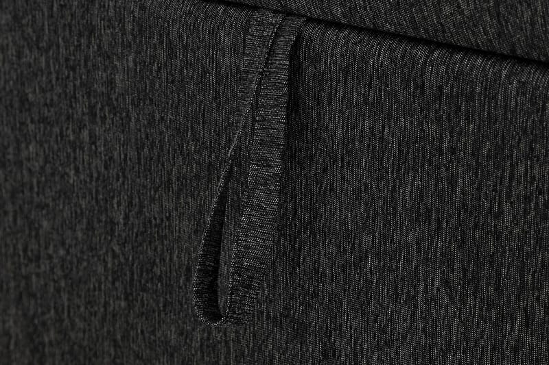 Boxy Box Bed 180x200 cm - Svart/Grå - Møbler - Senger - Senger med oppbevaring