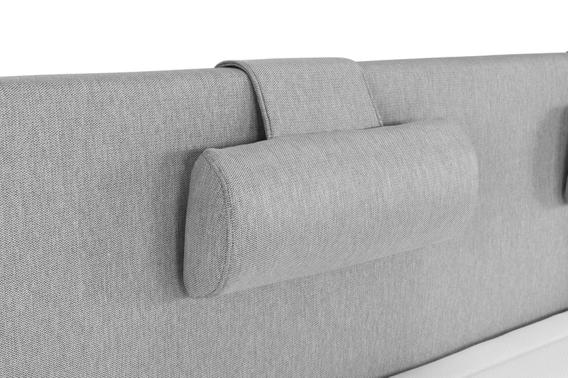 Komplett Sengepakke Brighton Knapper Grå - 160 cm - Komplett sengepakke - Kontinentalsenger