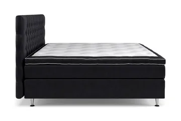 Celine Kontinentalseng 210x210 cm - Svart/Fløyel - Møbler - Senger - Kontinentalsenger