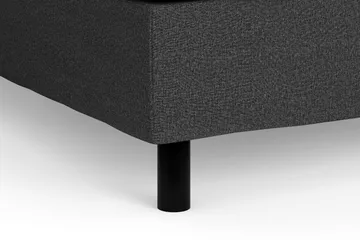 Charm Komplett Sengpakke 120x200 cm Kontinentalseng med Gavl - Mørkgrå - Møbler - Senger - Kontinentalsenger