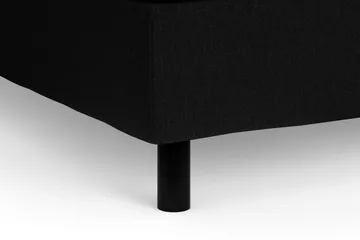 Charm Komplett Sengpakke 160x200 cm Kontinentalseng med Gavl - Svart - Møbler - Senger - Kontinentalsenger