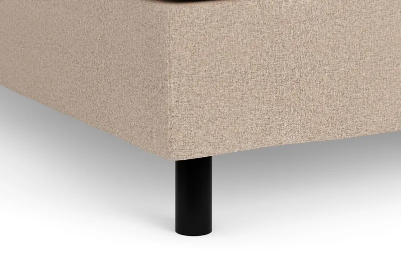 Charm Komplett Sengpakke 180x200 cm med sengegavl - Beige - Møbler - Senger - Enkeltsenger
