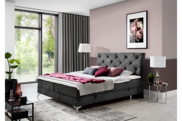 Comine Sengepakke 140x200 cm - Grå - Møbler - Senger - Komplett sengepakke