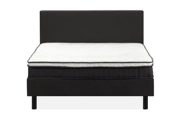 Komplett sengepakke Divine komplett sengepakke 120x200 cm med sengegavl og sengeben Divine sengegavl 160 cm 160x200 Mørkegrå - Møbler - Senger - Kontinentalsenger